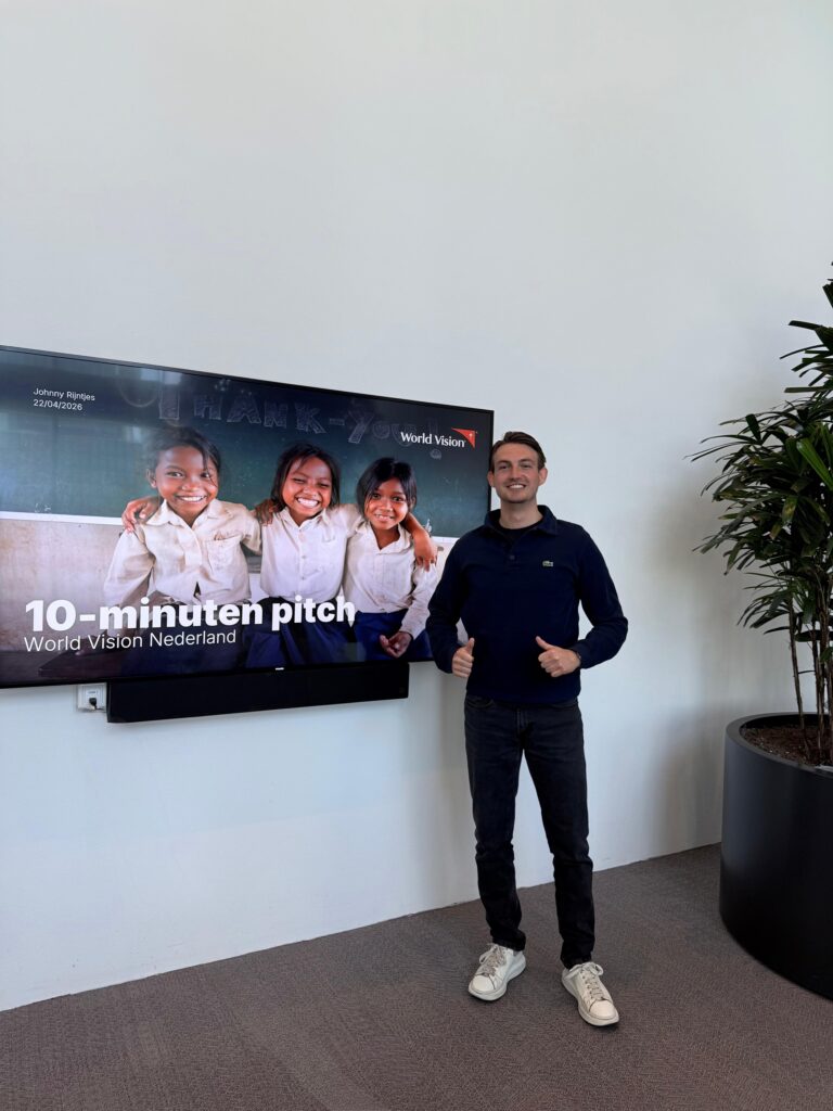 10-min pitch Johnny over zijn opdracht bij World Vision